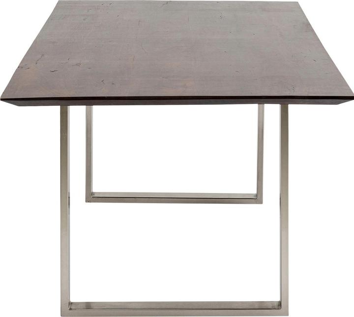 Image du produit Kare Design Table Symphony noyer chromé 180x90cm