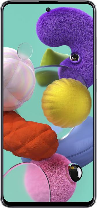 Produktbild Samsung Galaxy A51 (128 GB, Prism Crush White, 6.50", Dual SIM + SD, 48 Mpx, 4G)