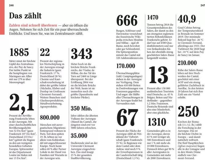 Image du produit Reise-Taschenbuch Auvergne, Zentralmassiv (Allemand, Hans E. Latzke, 2023)