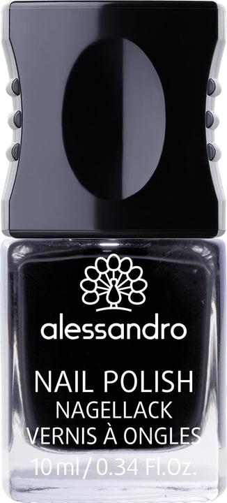 Alessandro Nail Polish (77 Midnight Black, Farblack)