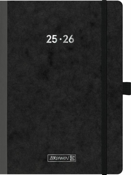 Actual product image BRUNNEN Schlerkalender (2025/2026) FACT!plus, 2 pages = 1 week, A5, 208 pages, cardboard cover (A5, German)