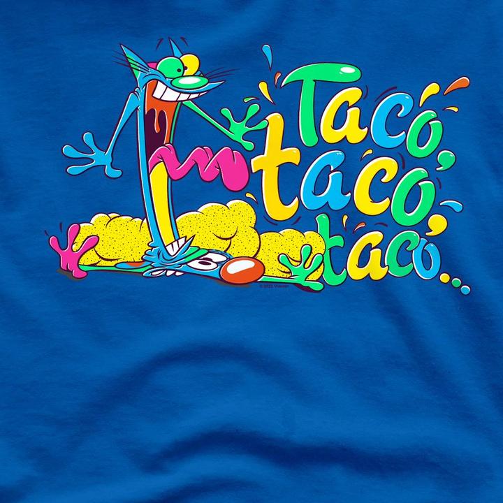 Actual product image CatDog Mens Taco Taco Taco T-Shirt (XXL)