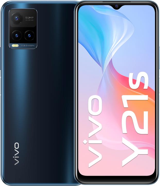 Vivo Y21s (128 GB, Midnight Blue, 6.51", Dual SIM, 50 Mpx, 4G)