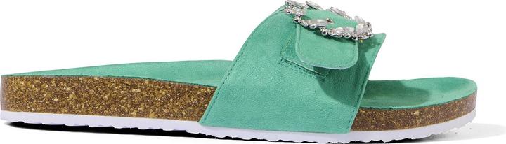 Actual product image Joe Browns Jewelled Buckle Slider Sandals (38)