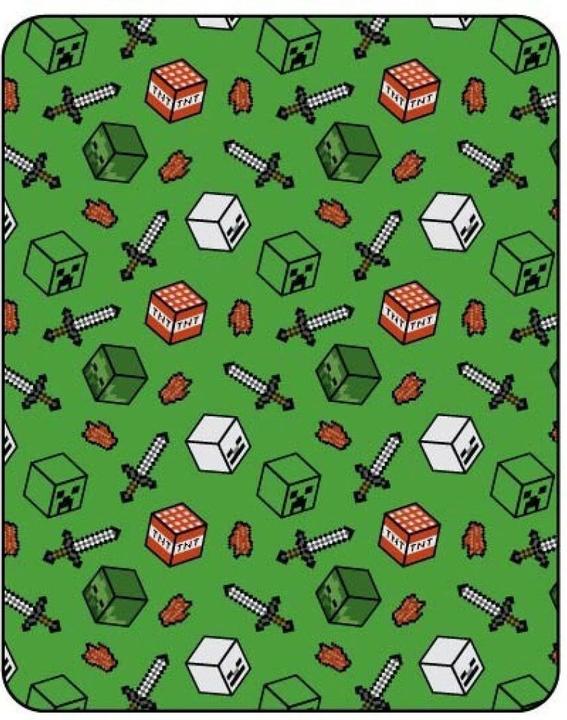 Aymax Minecraft - Copertina in flanella Symboles (110x150cm)