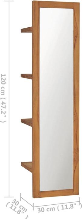 Image du produit VidaXL Miroir (30 x 30 x 120 cm)