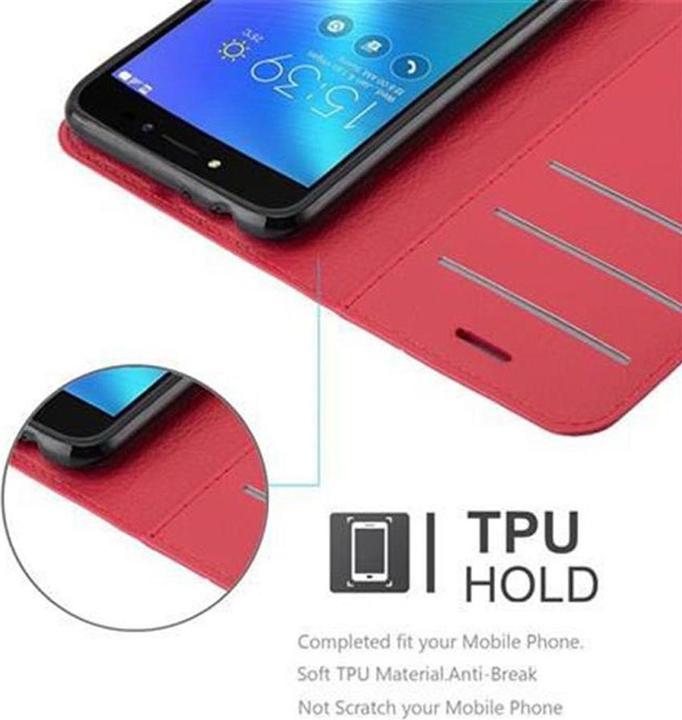 Actual product image Cadorabo Book with stand function cover (Asus Zenfone 3 Go, Asus Zenfone Live)