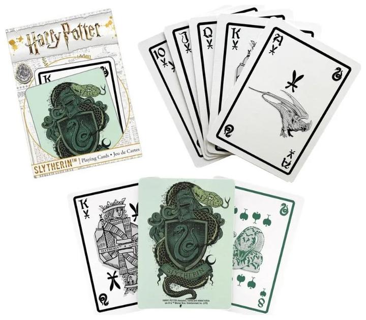 Actual product image Aquarius Abbey Harry Potter Playing Cards Slytherin NMR52438 (German)