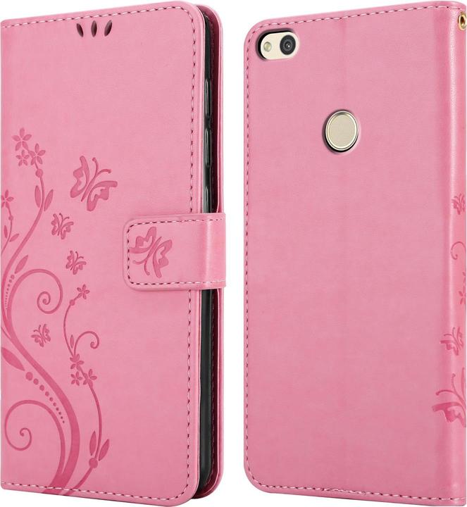 Produktbild Cadorabo Flower Book Cover (Huawei P8 Lite (2017))
