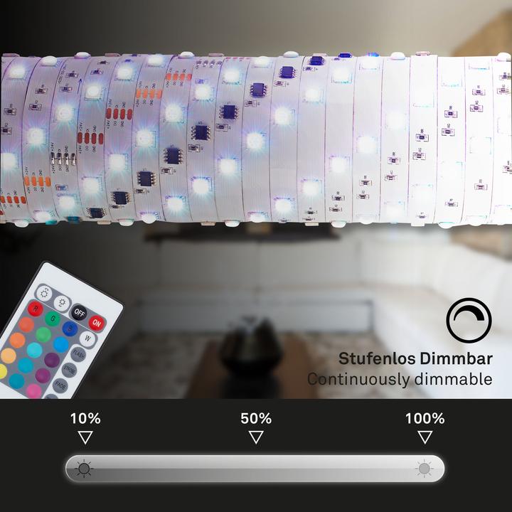 Produktbild Briloner LED Band (RGB, 300 cm, Indoor)