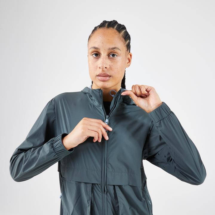 Image du produit Kiprun Veste de course à pied coupe-vent pour femme - Run 500 Wind vert (36)