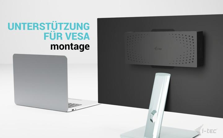 Produktbild i-tec Universal 5x 4K Display DS 5x 4K 2x DP 3x HDMI 1x 2,5GLAN 2x USB-C Gen.2 3x USB 3.2 Gen.2 1x A (USB-C, 10 Ports)