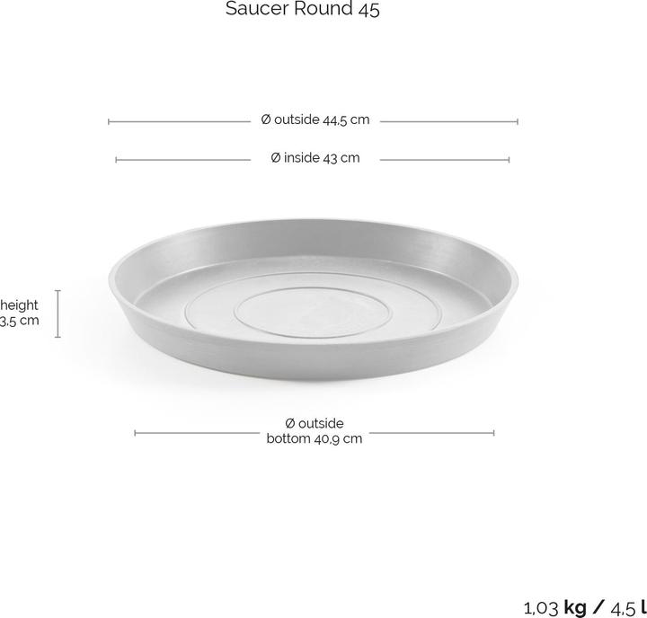 Produktbild Ecopots Saucer Round