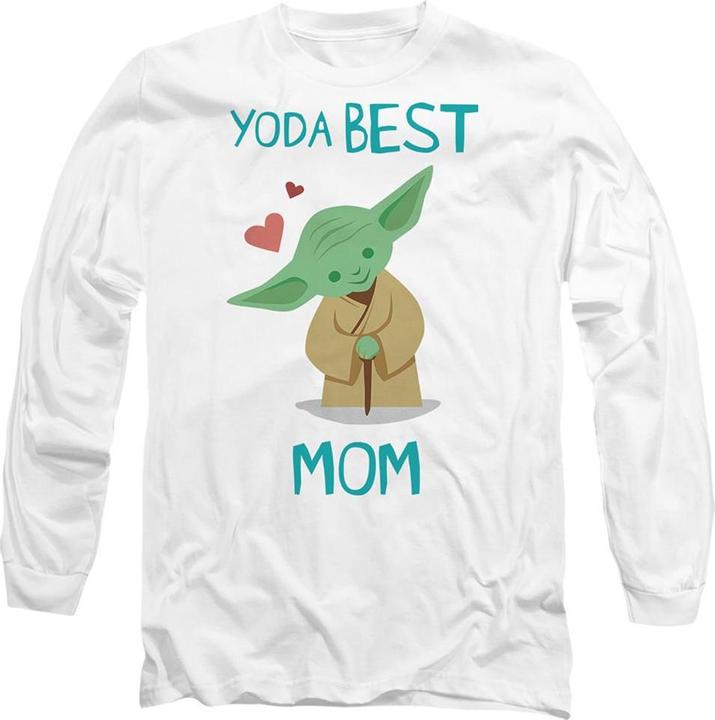 Actual product image Star Wars Unisex Adult Yoda Best Mom Mothers Day T-Shirt (XXL)