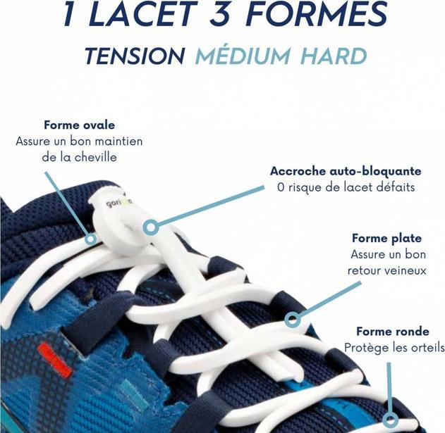 Immagine prodotto Gorilla Lacci in silicone elasticizzati per il trail (12.30 cm)