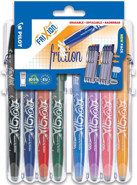 Pilot FriXion Boule (Multicolore, 8 x)