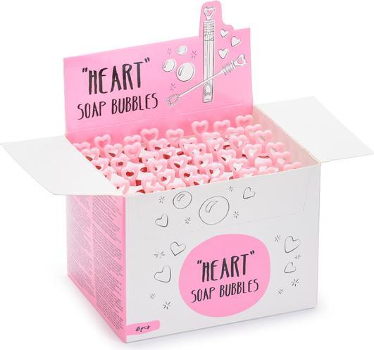 Immagine prodotto Partydeco Bolle di sapone Cuore, rosa (1 pz. / 48 pz.)
