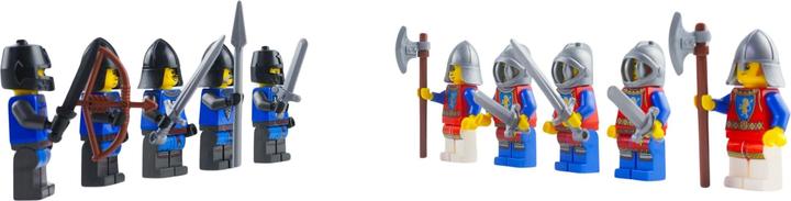 Actual product image LEGO Ritter Minifiguren Set 5 Falkenritter vs. 5 Loewenritter - NEU! Figuren 10x