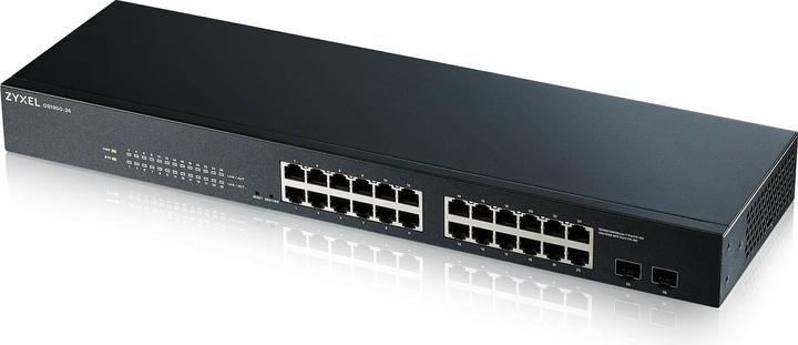 Actual product image Zyxel Switch 24x GE GS1900-24 V2 (26 Ports)