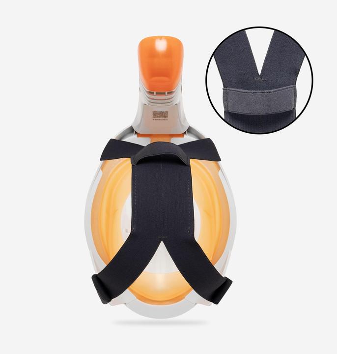 Image du produit Subea Masque easybreath de surface adulte - orange sans sac TPE