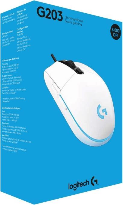 Actual product image Logitech G G203 Lightsync (Cable)