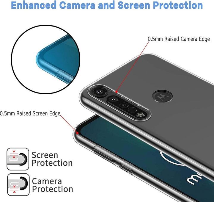 Image du produit Screenguard Motorola Moto G8 Plus Etui souple en TPU transparent (Motorola Moto G8 Plus)