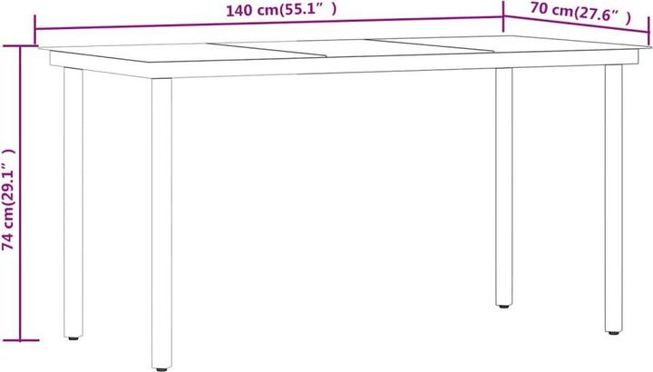 Actual product image VidaXL Nyala (140 cm)