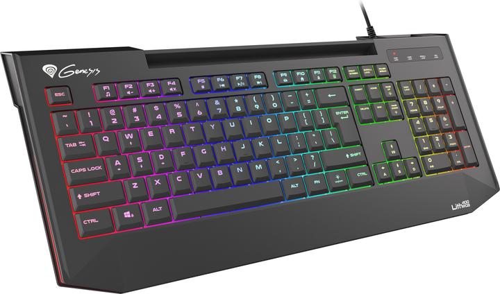 Image du produit Genesis LITH 400 for games, RGB LED backlight, US, Black, with cable (ING. Int., Filaire)