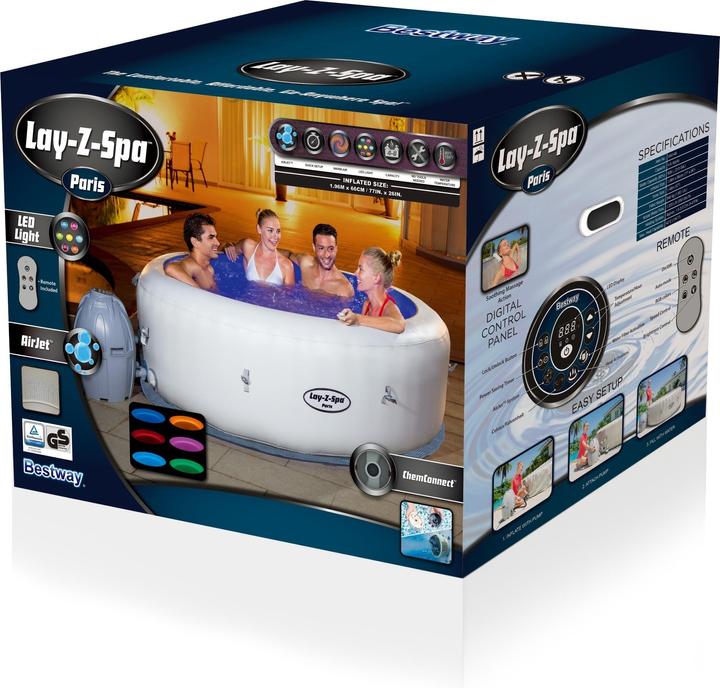 Produktbild Bestway Lay-Z-Spa Paris (4 Pers.)