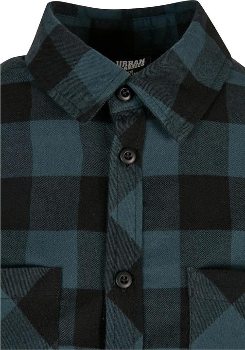 Produktbild Urban Classics Ladies Turnup Checked Flanell Shirt (XXL)