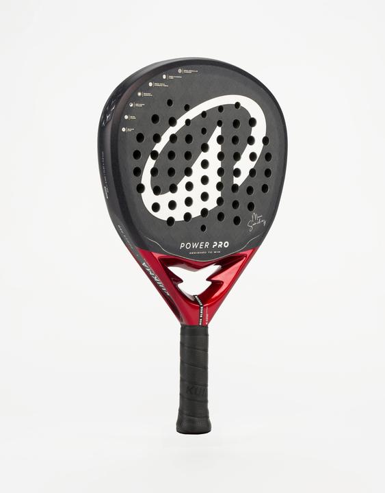 Actual product image Kuikma Adult Padel Racket Power Pro with Custom Strap System