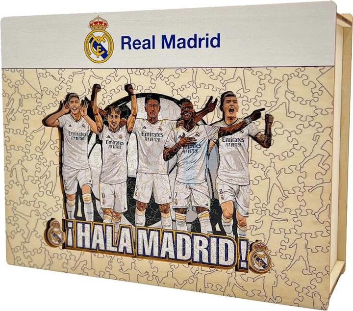 Actual product image Iconic Real Madrid CF - 5 Players - Wooden Puzzle Size M (270 pieces) (270 pieces)