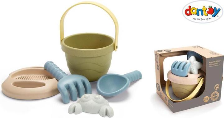 Actual product image dantoy organic sand bucket set