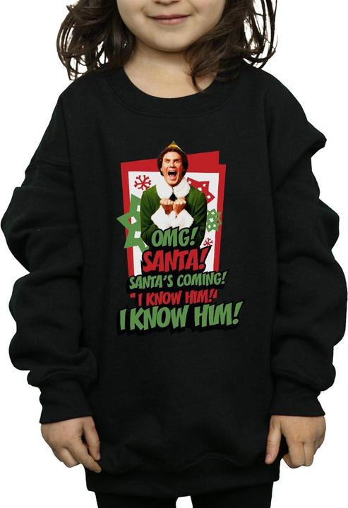 Immagine prodotto Elf OMG Santa Felpa Ragazze (140, 146)