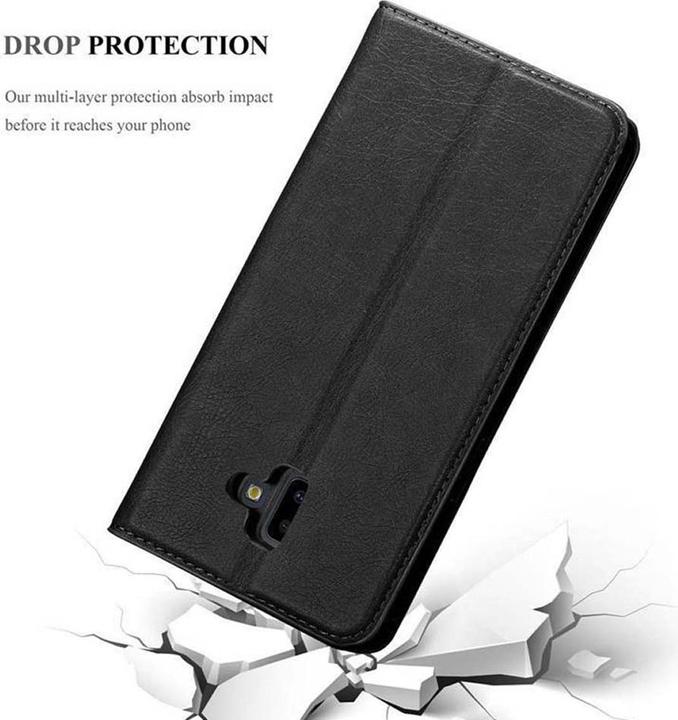 Actual product image Cadorabo Book Invisible Magnet Cover (Samsung Galaxy J6+)
