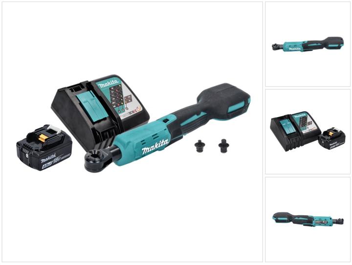 Makita DWR 180 RM1 Battery ratchet screwdriver 18 V 47.5 Nm 1/4" 3/8" + 1x battery 4.0 Ah + charger (1/4", 3/8")