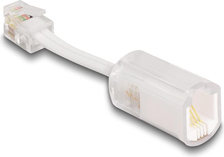 Delock Adattatore di protezione per cavi telefonici da spina RJ10 a RJ