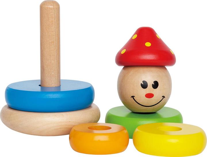 Actual product image Hape Stacking clown 6pcs.