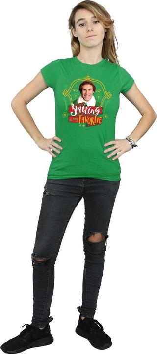 Immagine prodotto Elf Buddy Smiling Maglietta Donna (XXL)