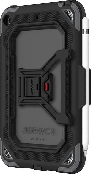 Produktbild Griffin Survivor All-Terrain - Schutzhülle für Tablet - widerstandsfähig - Grau, Schwarz (iPad mini 2019 (5. Gen))