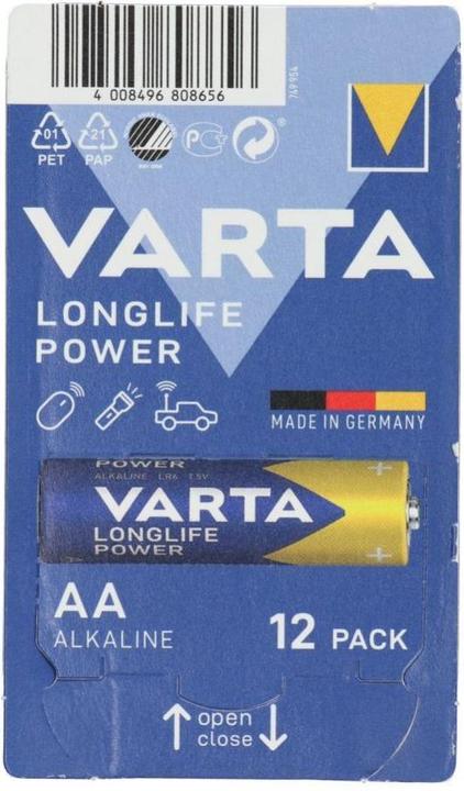 Actual product image Varta Longlife Power (12 pcs., AA, 2970 mAh)