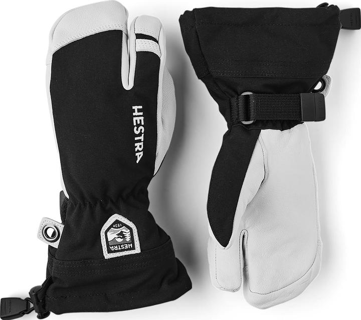 Produktbild Hestra Kid's Army Leather Heli Ski 3 Finger (5)