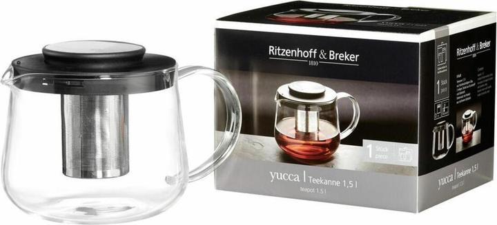 Produktbild Ritzenhoff & Breker Yucca Einzelne Teekanne 1500 ml Schwarz (1.50 l)