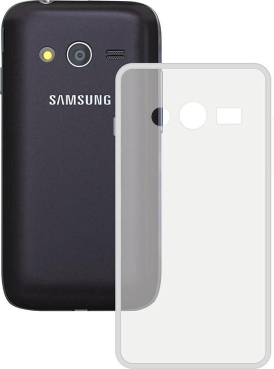 Actual product image KSIX Flex Tpu Case For Galaxy Ace 4, Heat Lte G357 Transparent Foggy (Samsung Galaxy Ace 4)