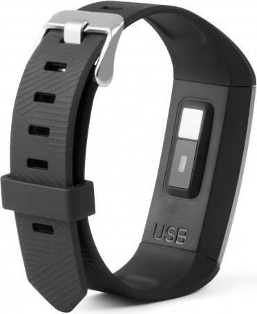 Actual product image Technaxx TX-HR7 Fitness Tracker With Integrated Pulse Function Uni Black (20 mm)