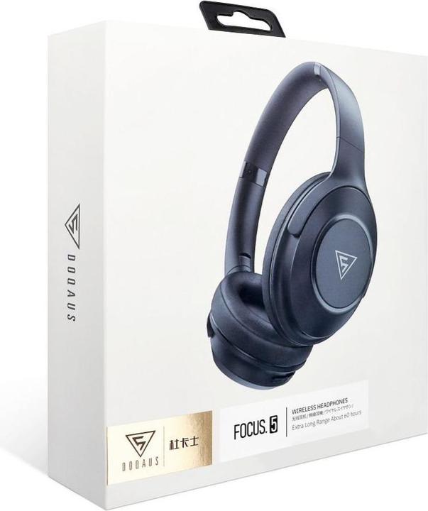 Image du produit Doqaus Casque filaire sans fil bluetooth FOCUS 5 noir (70 h, Sans fil)