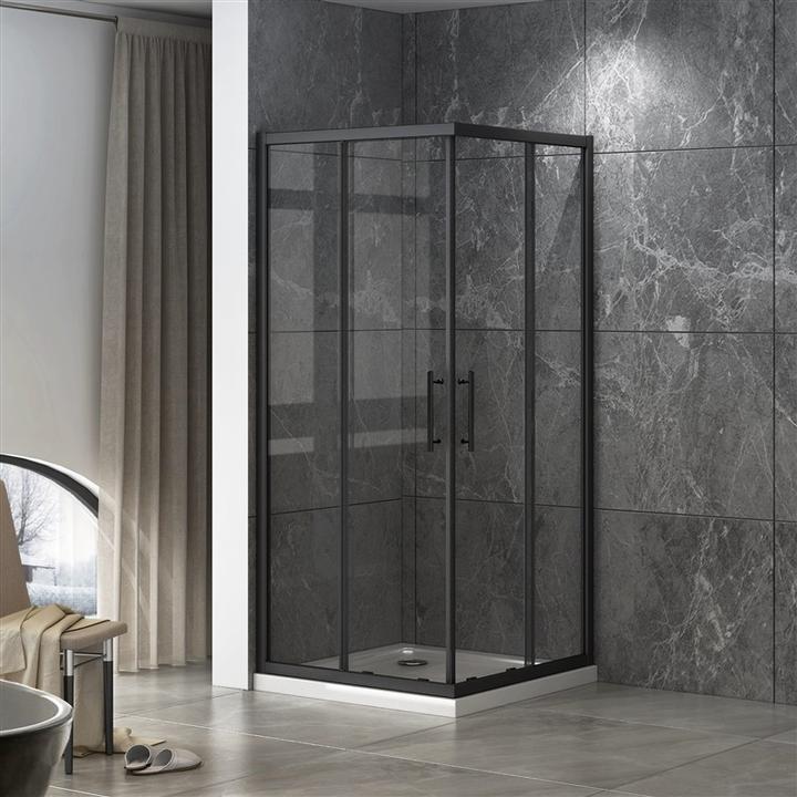 Produktbild Masterjero SHOWER ENCLOSURE B-253B BLACK 90X90 NOTR