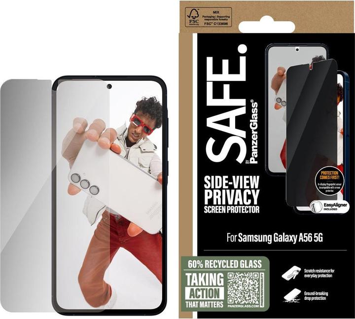 Actual product image PanzerGlass Safe By Privacy (1 Piece, Samsung Galaxy A56)