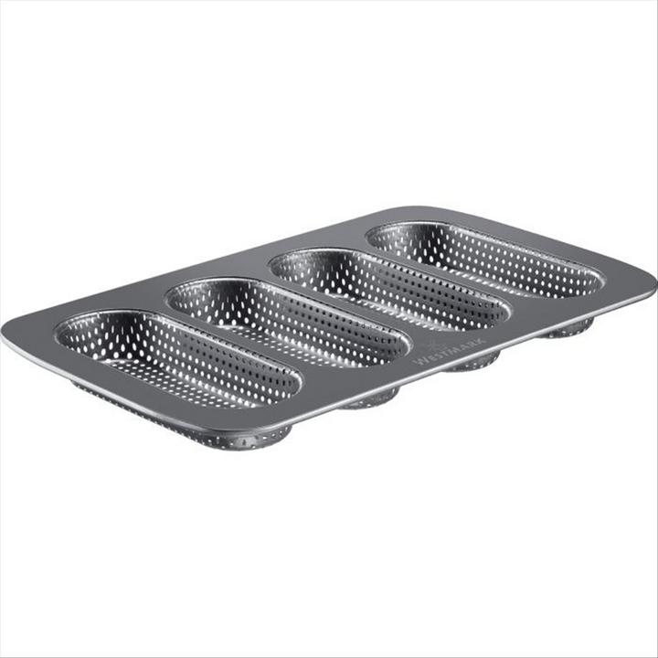 Produktbild Westmark 4er Baguette Backform Mini, 35.6x21.5cm (21.50 cm)