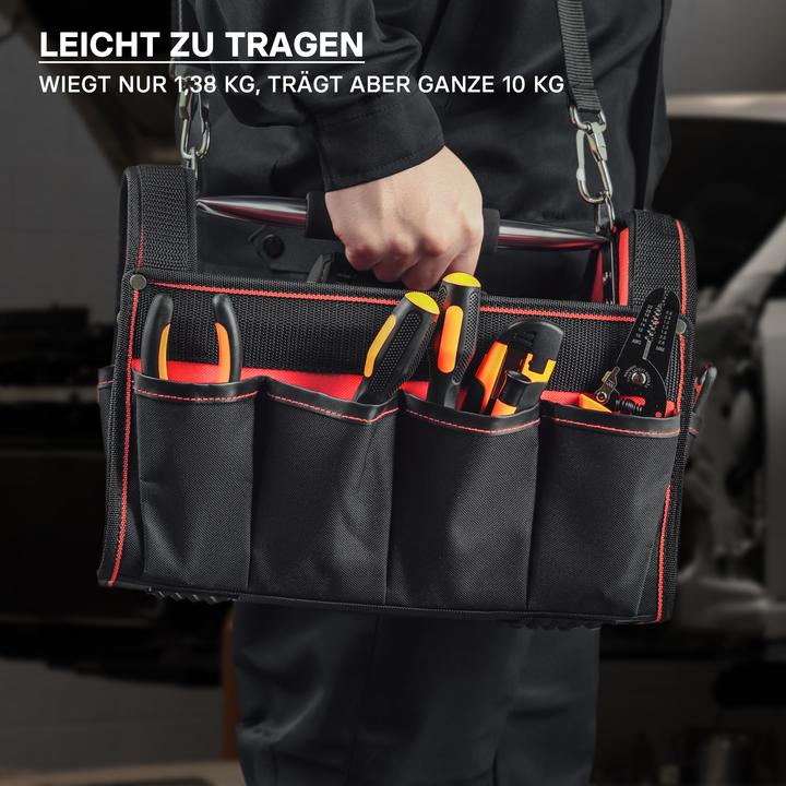 Actual product image Wiltec Tool Bag Size XL with Shoulder Strap and Carrying Handle